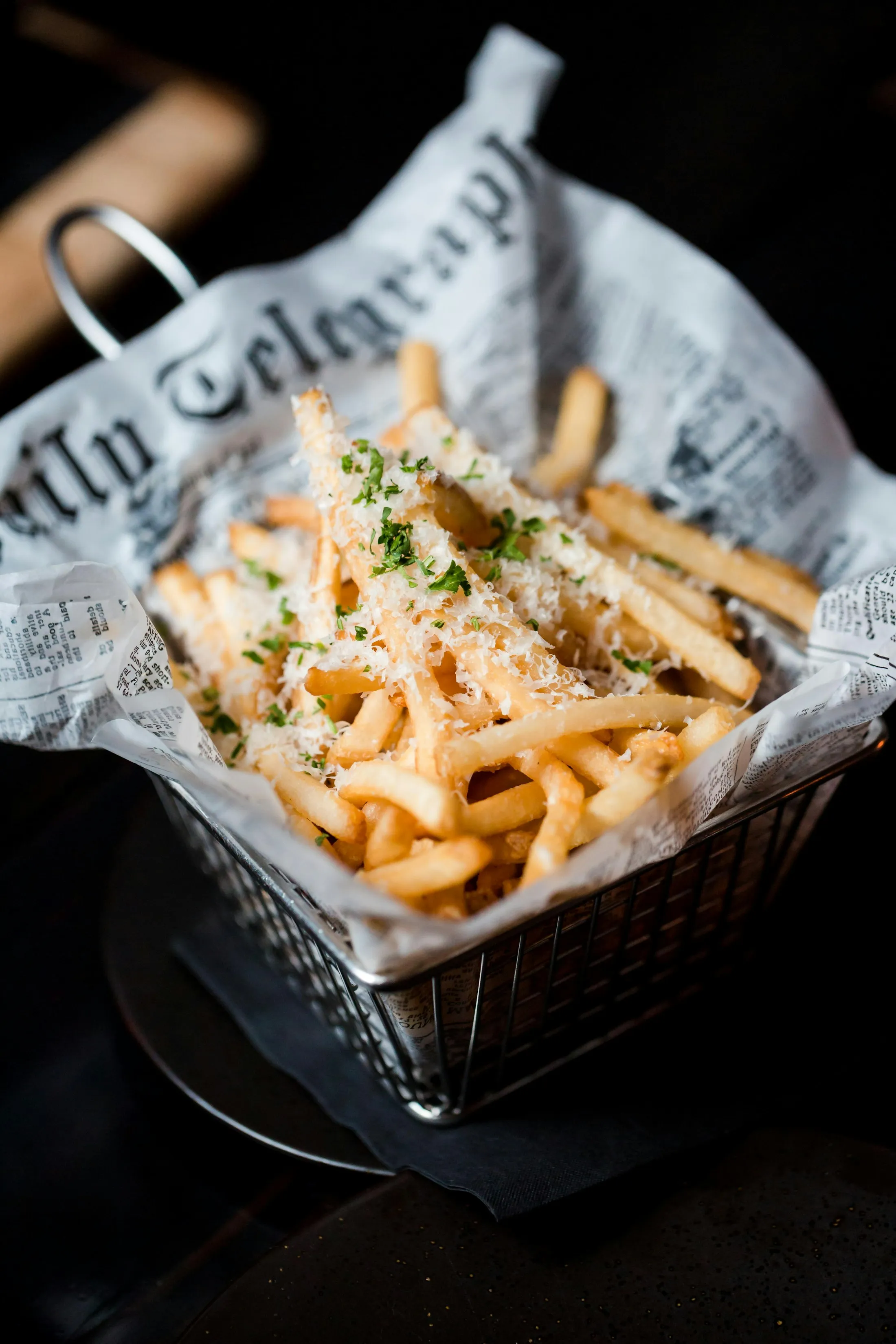 Frites parmesan-persil